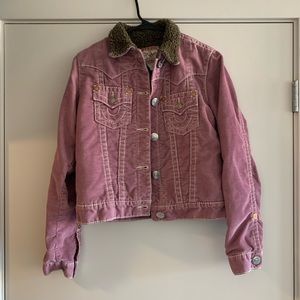 True Religion Corduroy Sherpa jacket